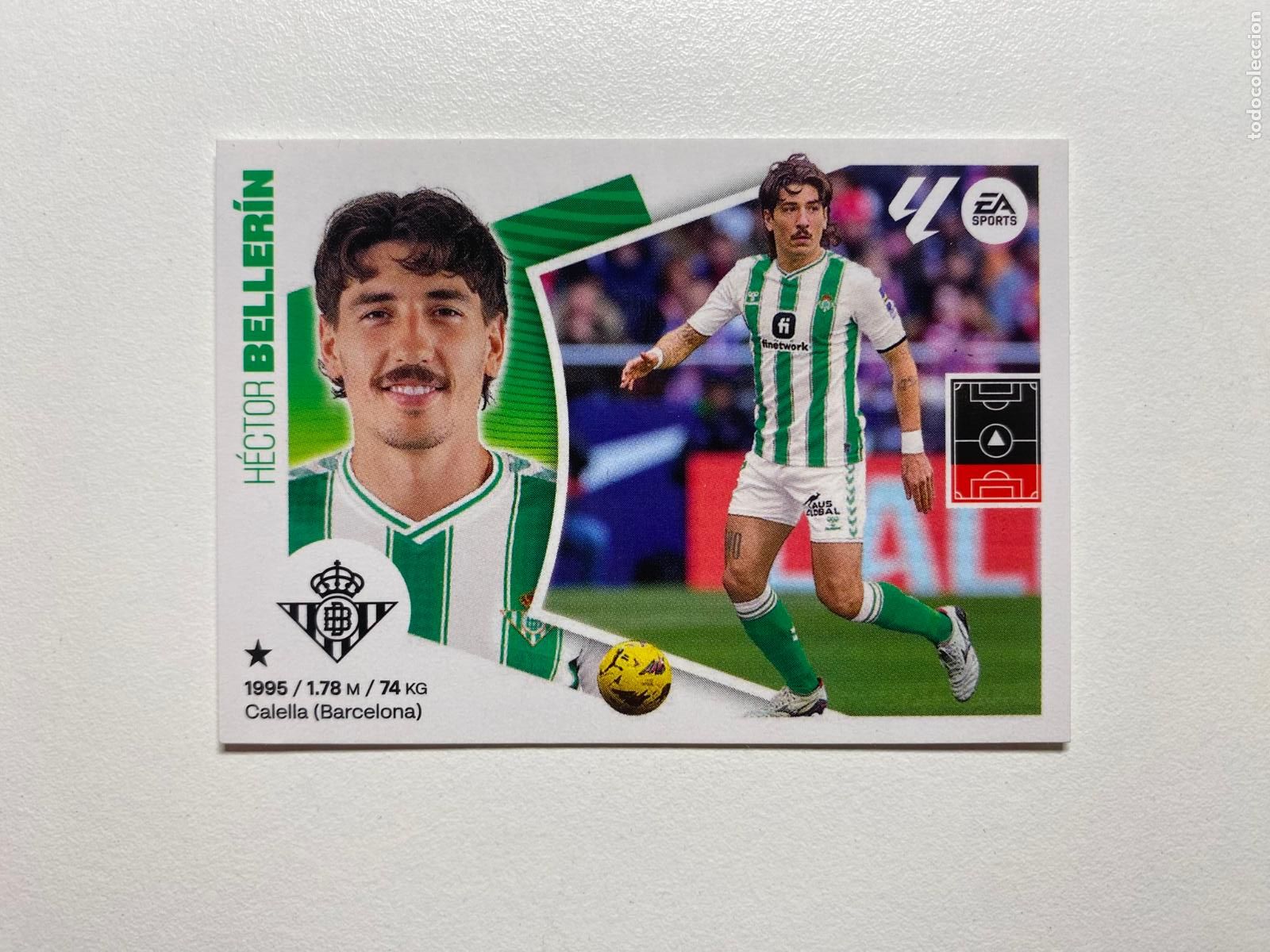 Figurine di Calcio: N 5 REAL BETIS Beller&iacute;n LIGA ESTE 24 25 &Aacute;LBUM CROMOS PANINI 2024 2025