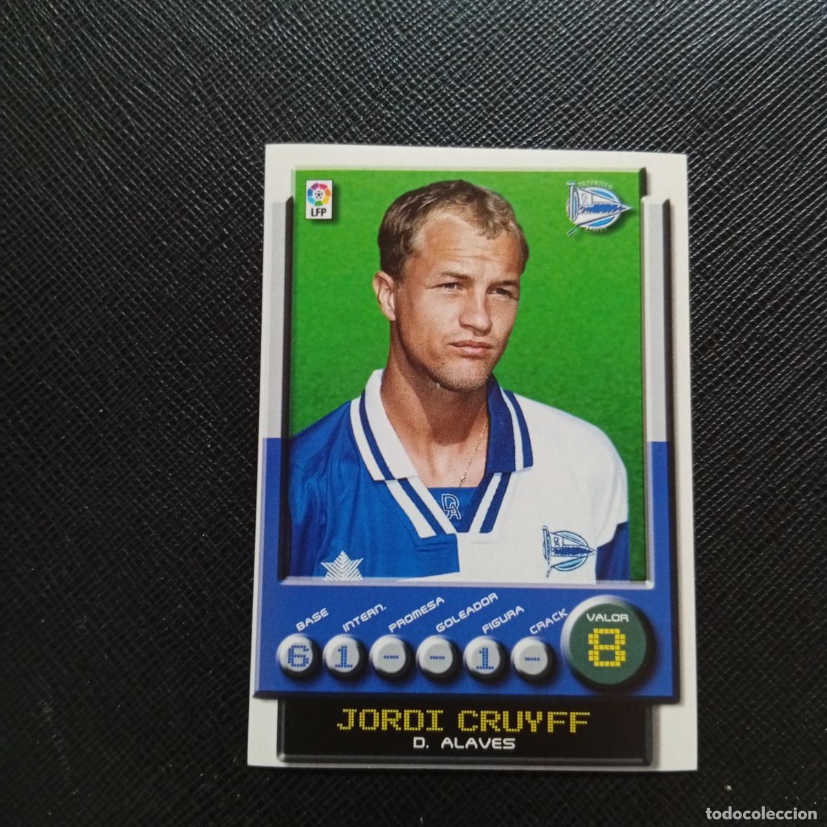 Cromos de Futebol: 16 JORDI CRUYFF ALAVES PANINI 2001 2002 CROMO FUTBOL 01 02 LIGA - SIN PEGAR - A208 PG1