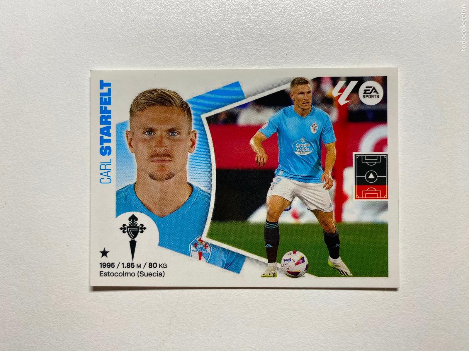 Football Stickers: N 7 RC CELTA Starfelt LIGA ESTE 24 25 &Aacute;LBUM CROMOS PANINI 2024 2025