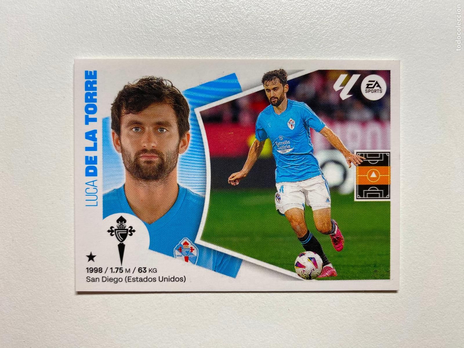 Football Stickers: N 13 RC CELTA De la Torre LIGA ESTE 24 25 &Aacute;LBUM CROMOS PANINI 2024 2025