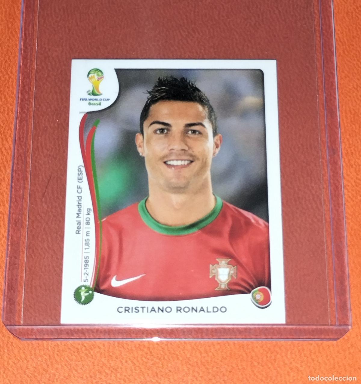 Football Stickers: 523 CRISTIANO RONALDO PORTUGAL STICKER MUNDIAL FUTBOL FIFA WORLD CUP BRASIL 2014 14 PANINI