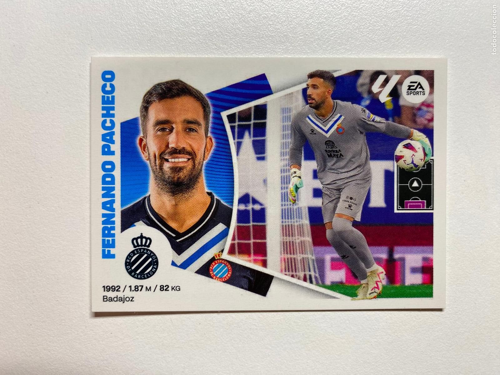 Football Stickers: N 4 RCD ESPANYOL Fernando Pacheco LIGA ESTE 24 25 &Aacute;LBUM CROMOS PANINI 2024 2025