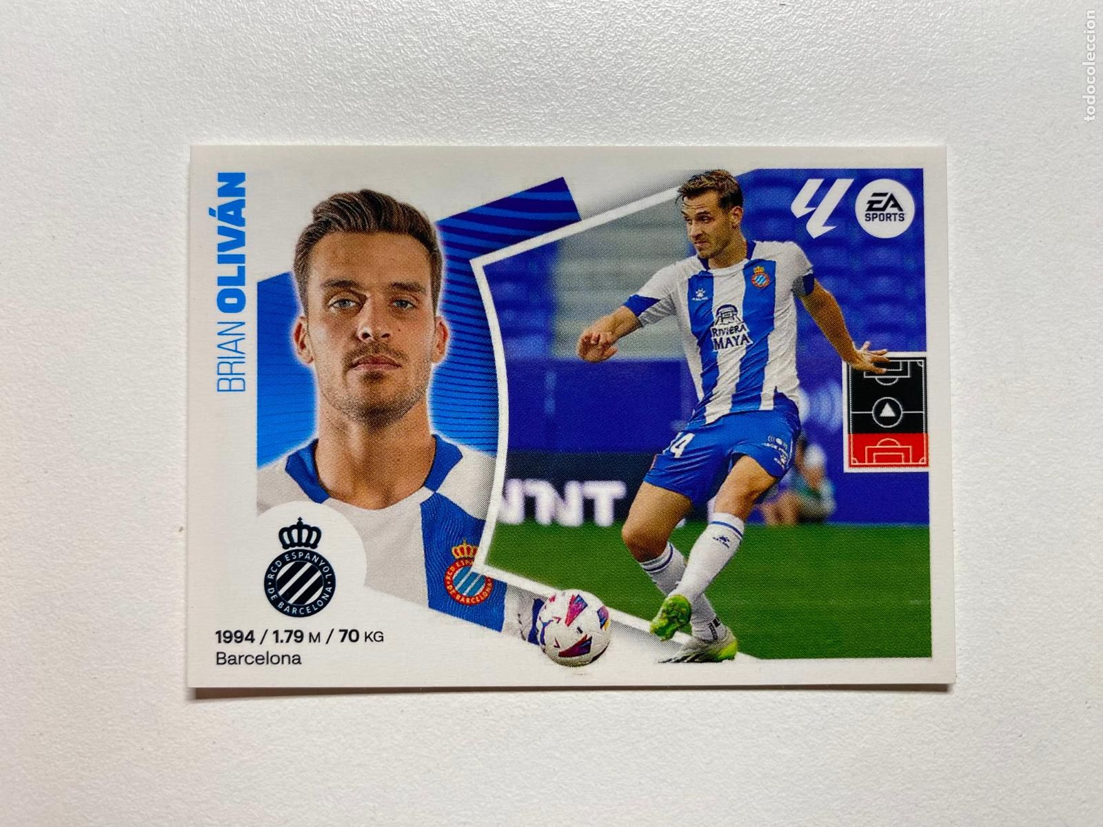 Figurine di Calcio: N 9 RCD ESPANYOL Oliv&aacute;n LIGA ESTE 24 25 &Aacute;LBUM CROMOS PANINI 2024 2025