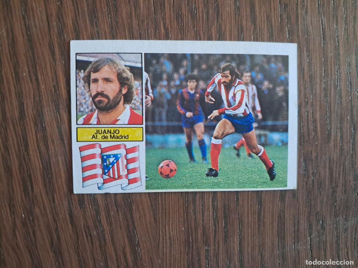 Football Stickers: cromo de futbol, ediciones Este, liga 82-83, Juanjo, Atl&eacute;tico de Madrid. sin pegar.