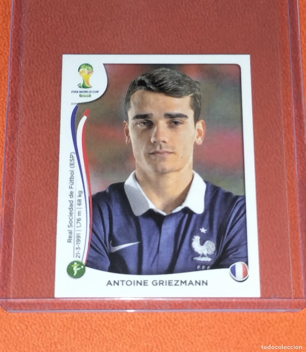 Cromos de f&uacute;tbol: 389 X ANTOINE GRIEZMANN EXTRA FRANCIA STICKER MUNDIAL FUTBOL FIFA WORLD CUP BRASIL 2014 14 PANINI