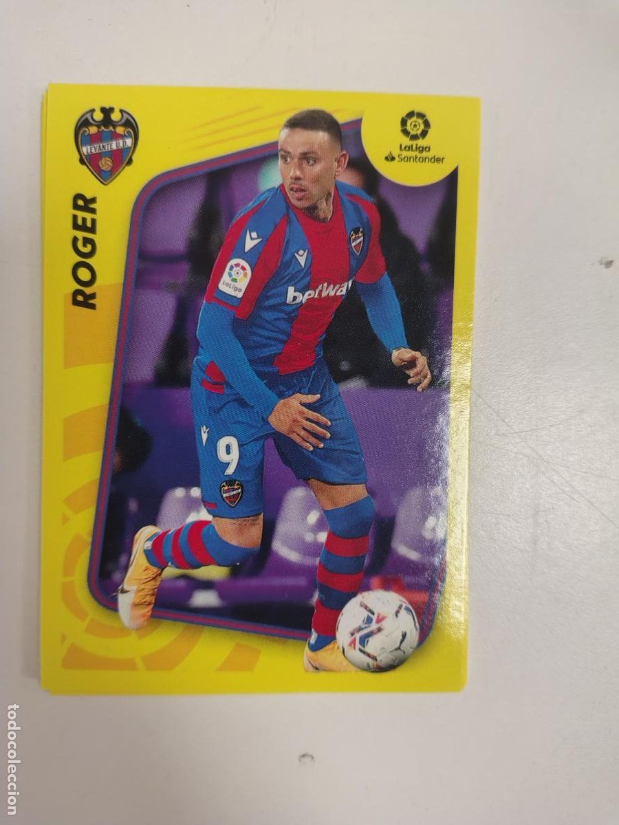Figurine di Calcio: Liga Este 2021-22 Levante 3 Roger Mejor Jugador