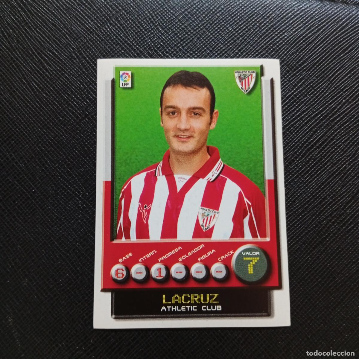 Cromos de F&uacute;tbol: 24 LACRUZ BILBAO PANINI 2001 2002 CROMO FUTBOL 01 02 LIGA - SIN PEGAR - A208 PG10