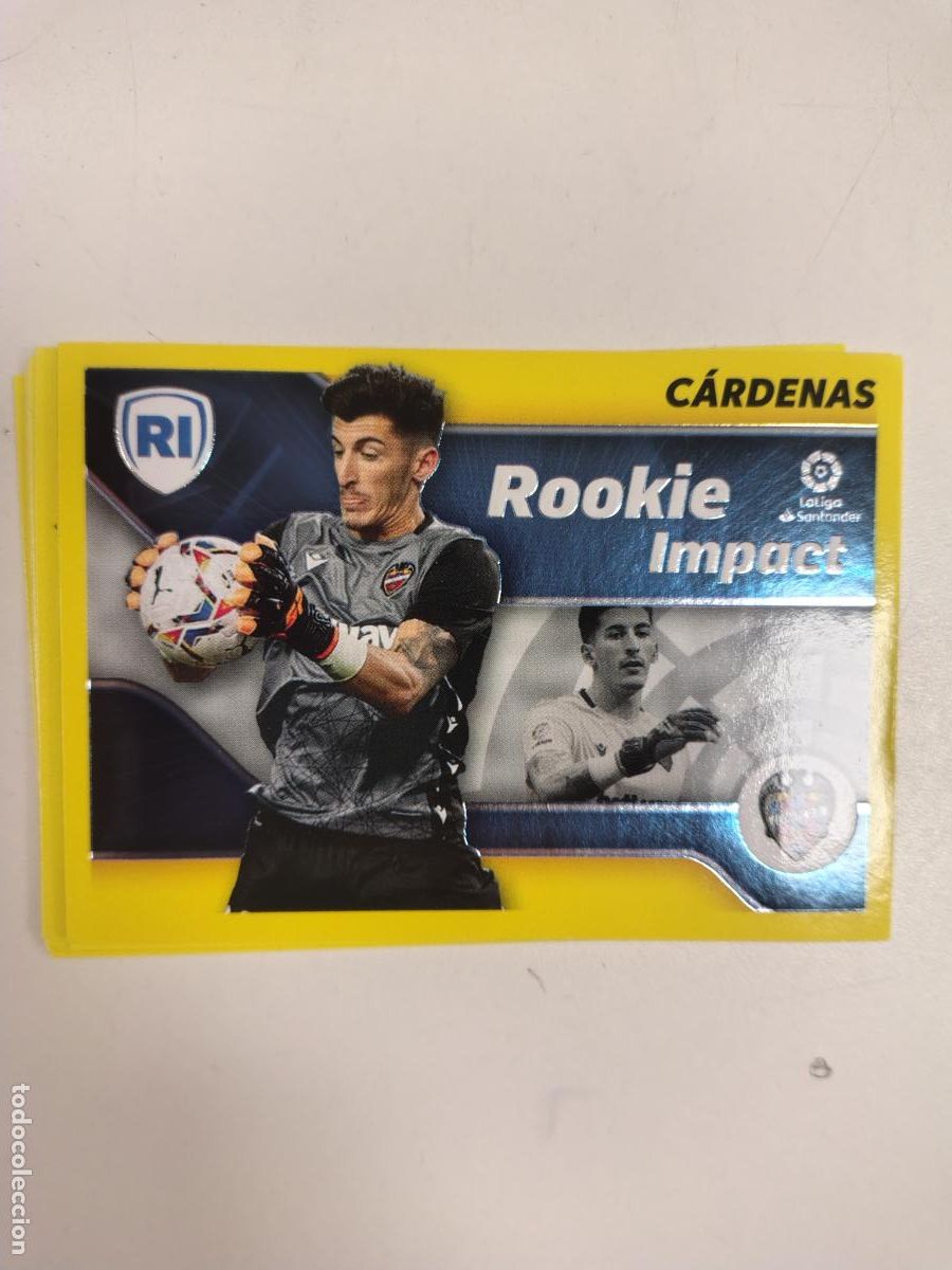 Cromos de F&uacute;tbol: Liga Este 2021-22 Levante 4 Cardenas Rookie Impact