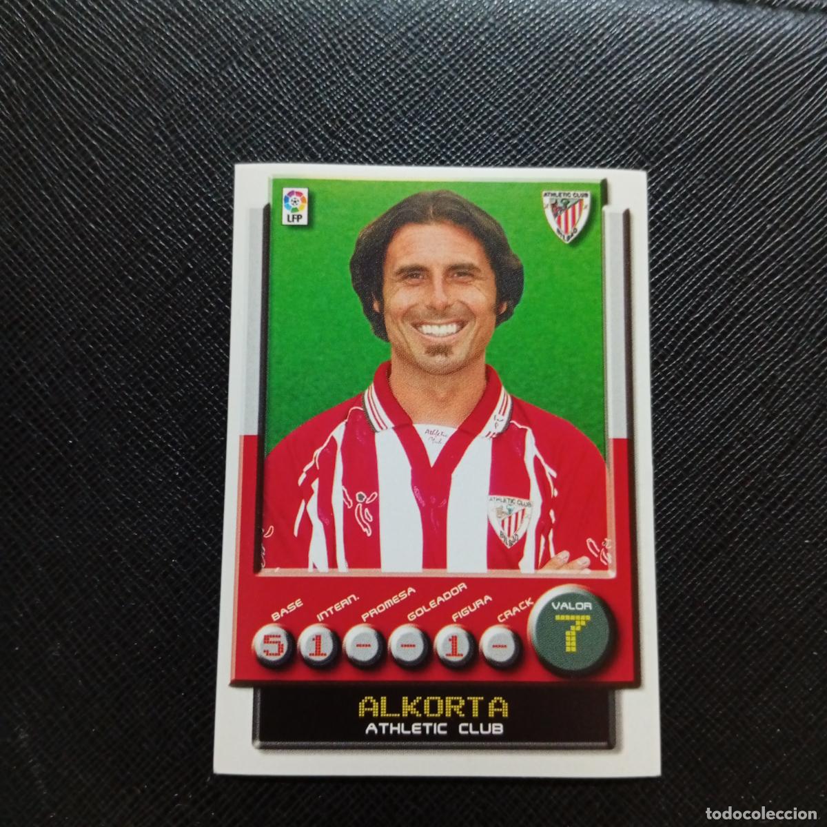 Cromos de F&uacute;tbol: 25 ALKORTA BILBAO PANINI 2001 2002 CROMO FUTBOL 01 02 LIGA - SIN PEGAR - A208 PG10