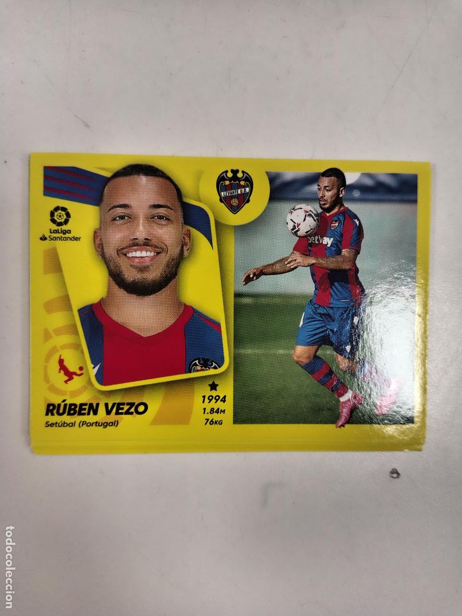 Cromos de F&uacute;tbol: Liga Este 2021-22 Levante 10A Ruben Vezo