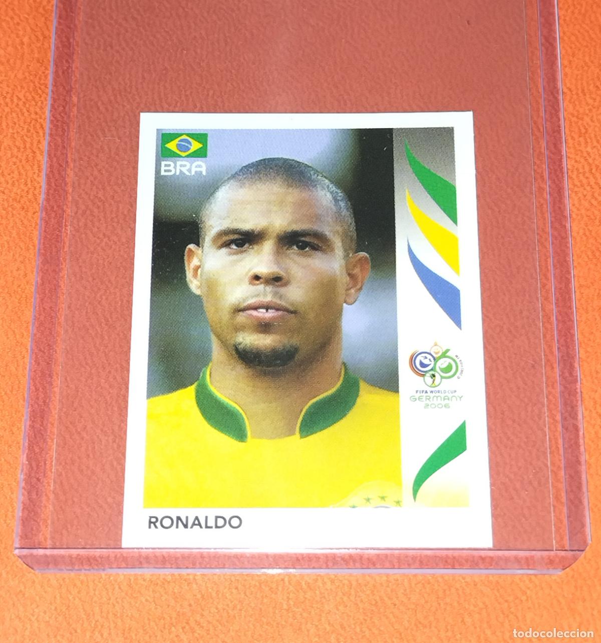 Cromos de F&uacute;tbol: 396 RONALDO NAZARIO BRASIL STICKER FIFA WORLD CUP GERMANY 2006 ALEMANIA PANINI