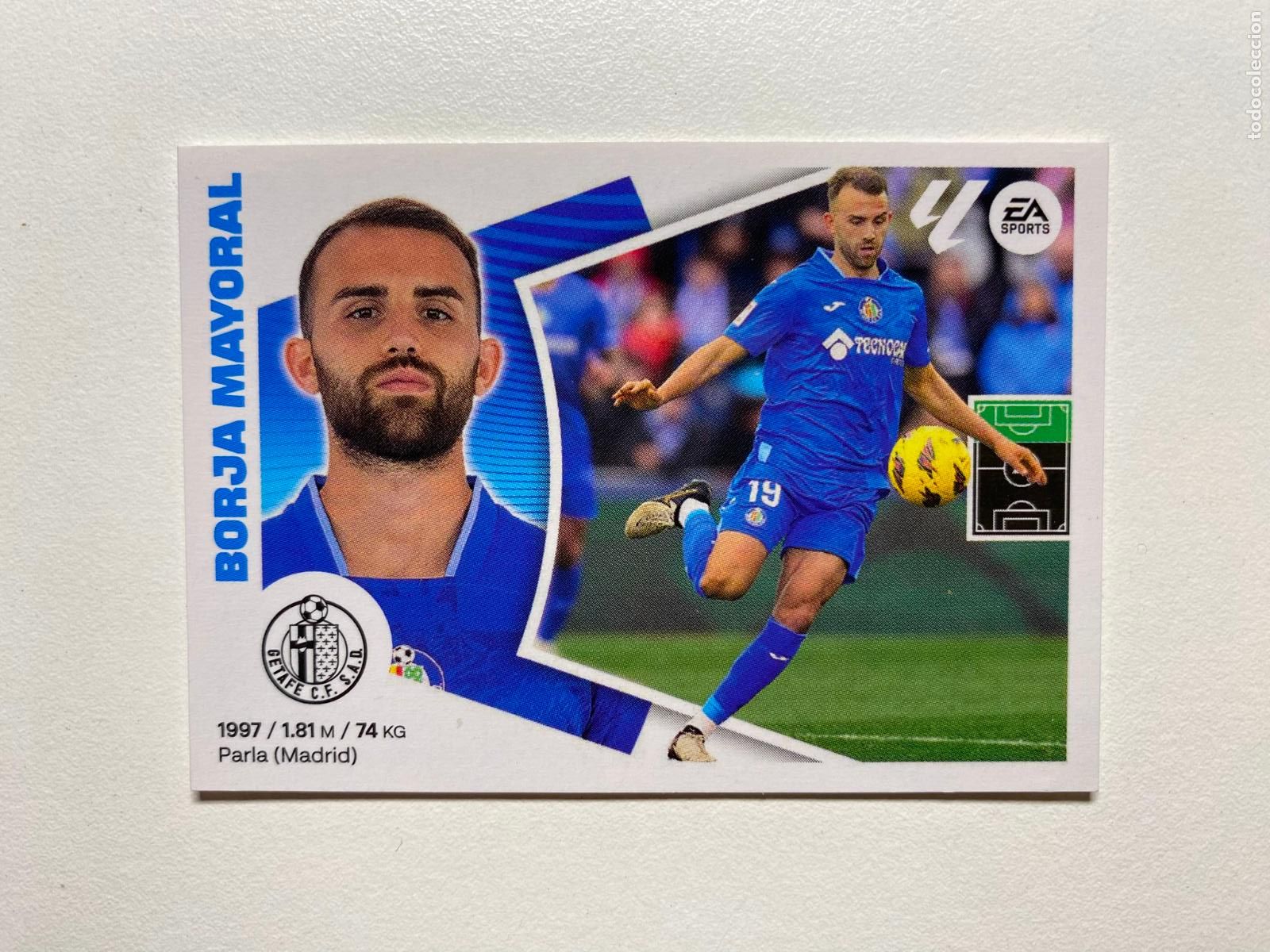 Cromos de F&uacute;tbol: N 20 GETAFE CF Borja Mayoral LIGA ESTE 24 25 &Aacute;LBUM CROMOS PANINI 2024 2025