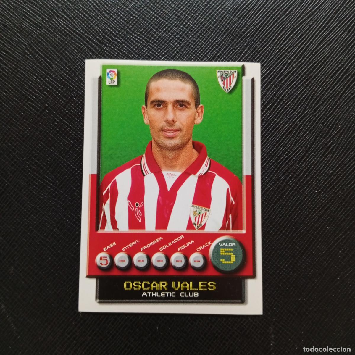 Cromos de F&uacute;tbol: 30 OSCAR VALES BILBAO PANINI 2001 2002 CROMO FUTBOL 01 02 LIGA - SIN PEGAR - A208 PG10