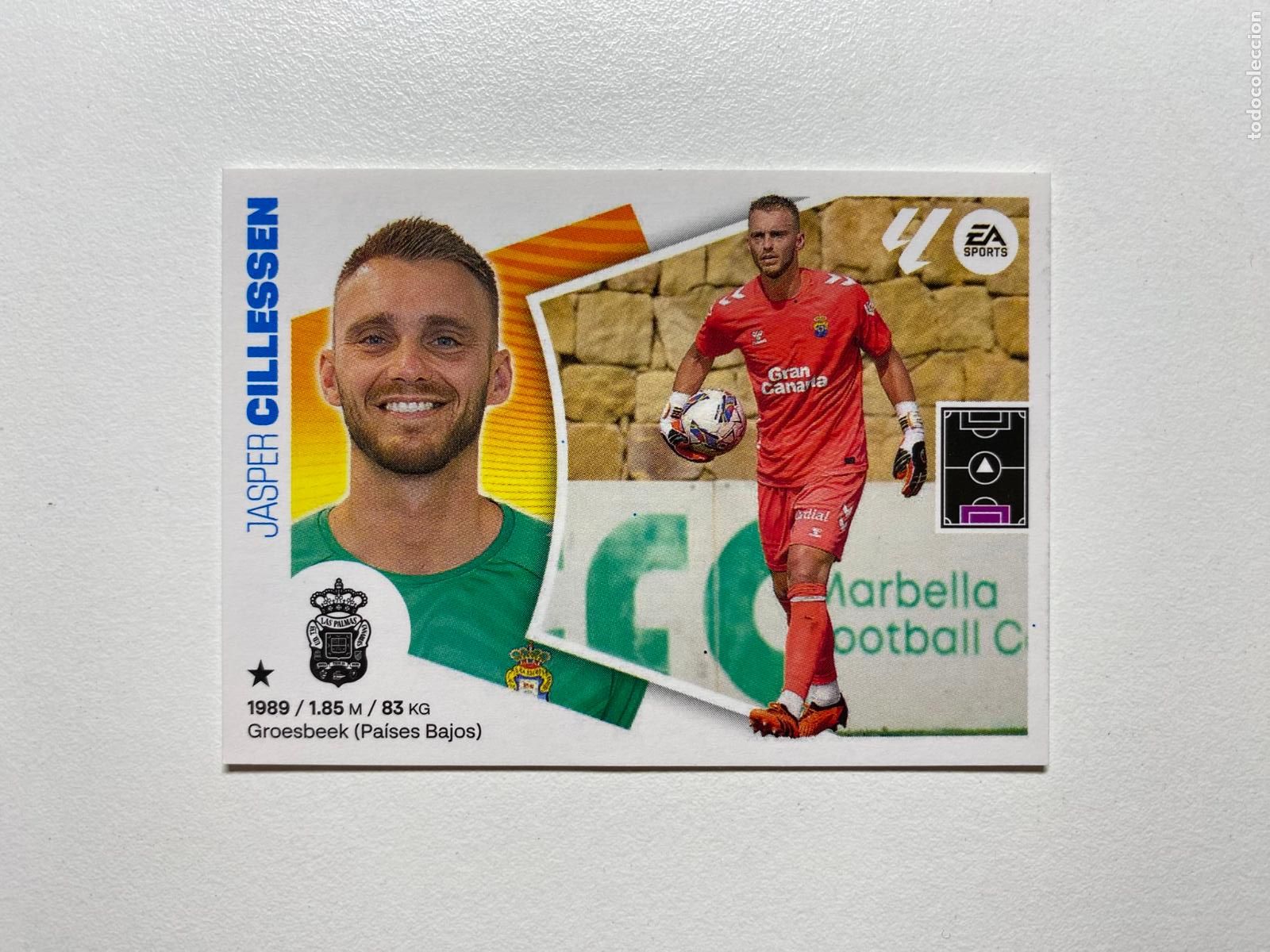 Cromos de F&uacute;tbol: N 3 UD LAS PALMAS Cillessen LIGA ESTE 24 25 &Aacute;LBUM CROMOS PANINI 2024 2025