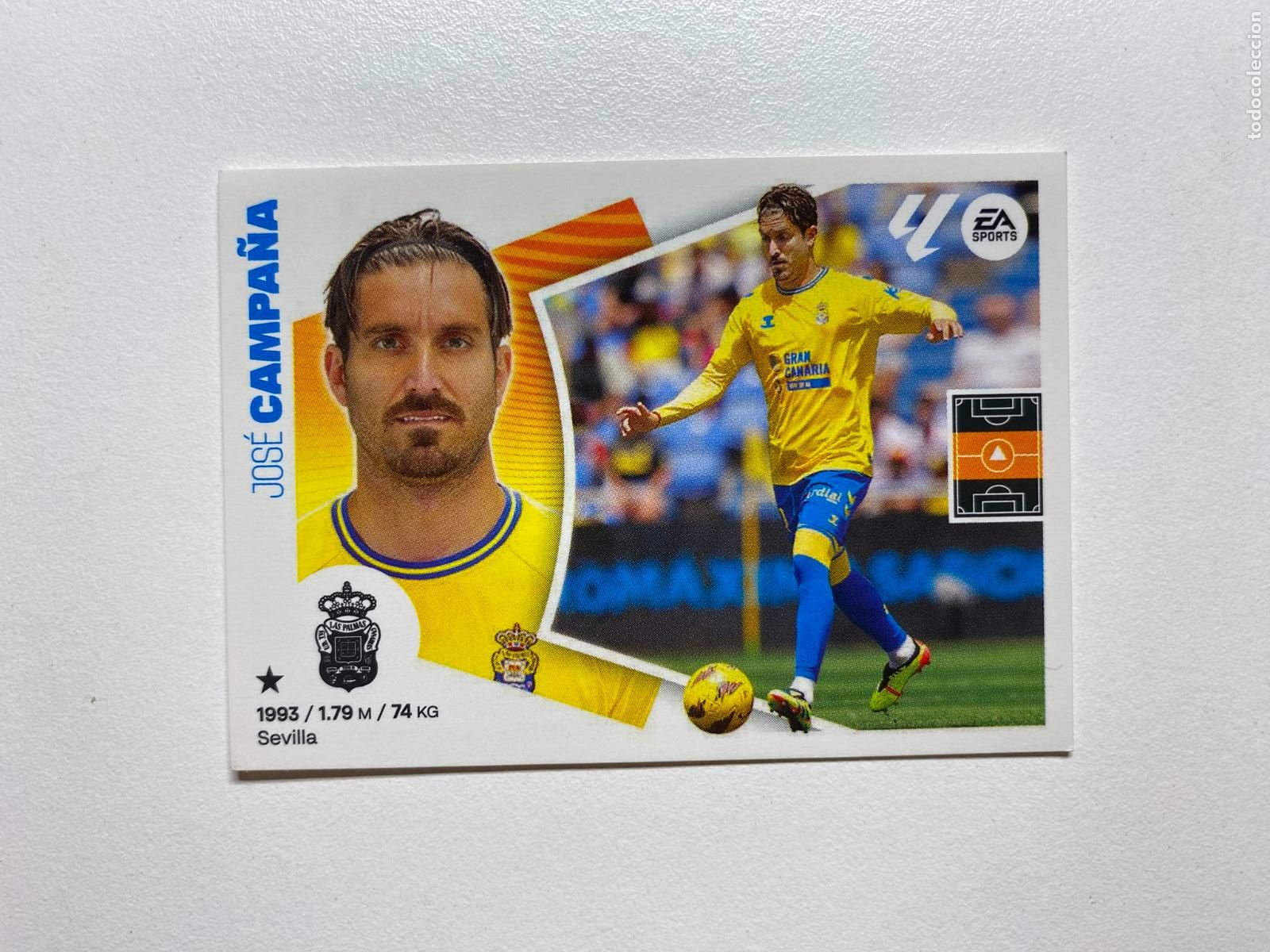 Cromos de F&uacute;tbol: N 15 UD LAS PALMAS Campa&ntilde;a LIGA ESTE 24 25 &Aacute;LBUM CROMOS PANINI 2024 2025