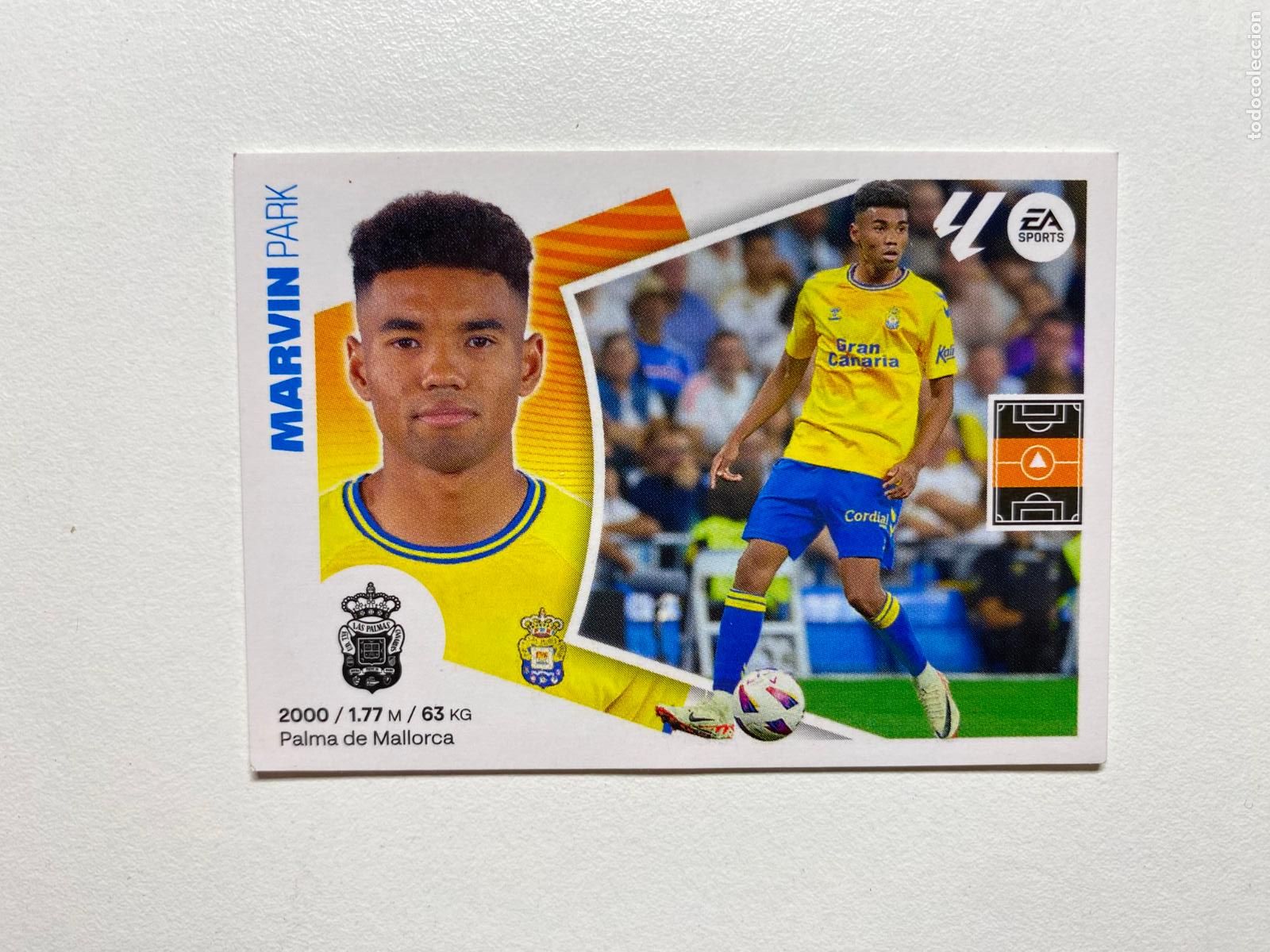 Cromos de F&uacute;tbol: N 17 UD LAS PALMAS Marvin LIGA ESTE 24 25 &Aacute;LBUM CROMOS PANINI 2024 2025
