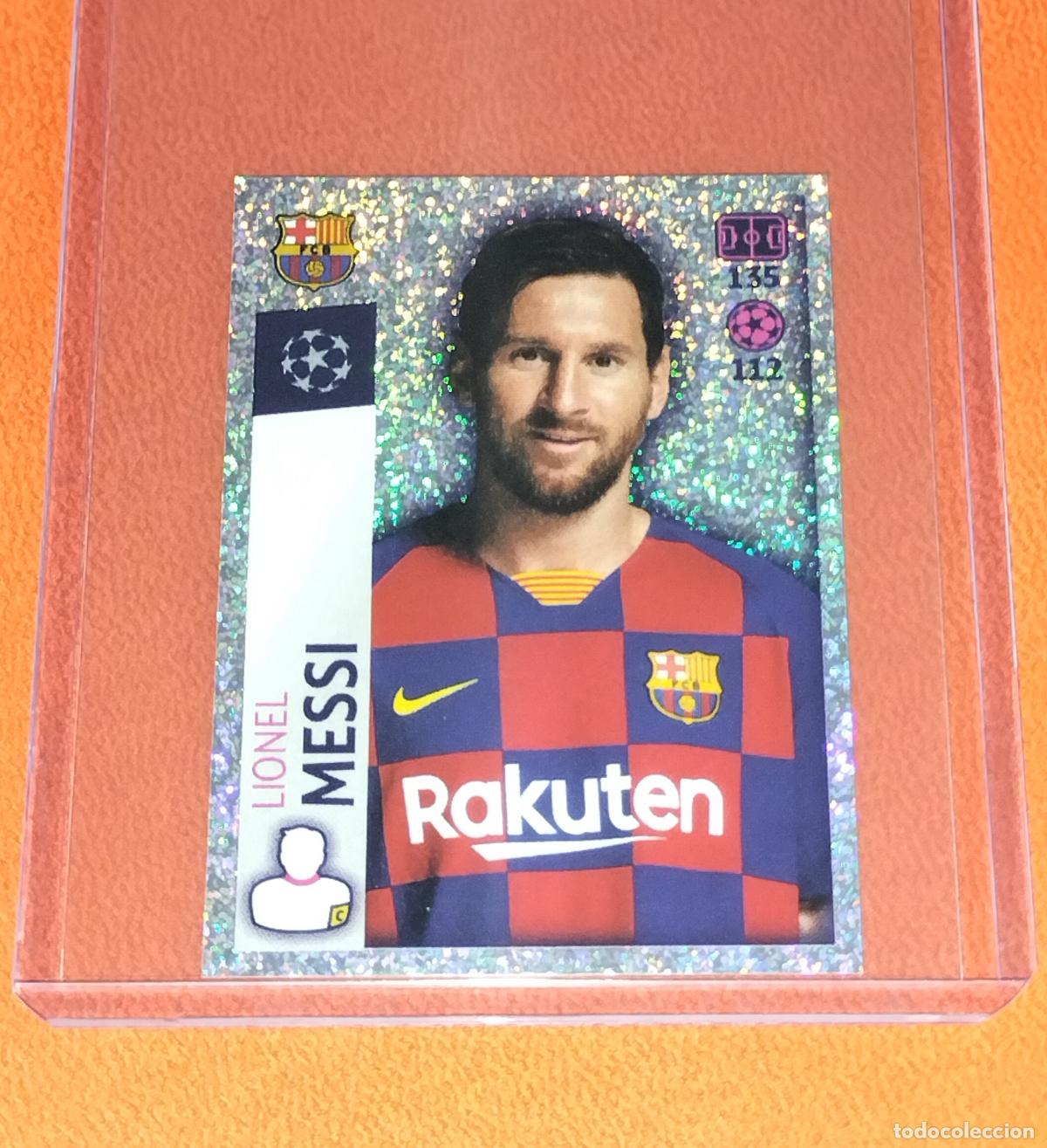 Fu&szlig;ball-Sticker: 59 LIONEL MESSI FC BARCELONA STICKER UEFA CHAMPIONS LEAGUE TOPPS SEASON 19 20 2019 2020