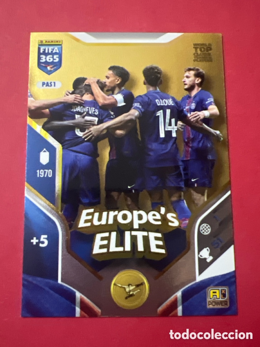 Cromos de F&uacute;tbol: C1878. Paris PAS1 Adrenalyn XL Fifa 365 2026