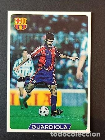 Cromos de F&uacute;tbol: 66 PEP GUARDIOLA BARCELONA BAR&Ccedil;A MUNDICROMO FICHAS LIGA 1995 1996 95 96