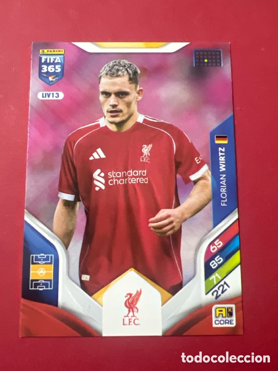 Cromos de F&uacute;tbol: C1896. LIV13 Florian Wirtz LIVERPOOL FIFA 365 2026