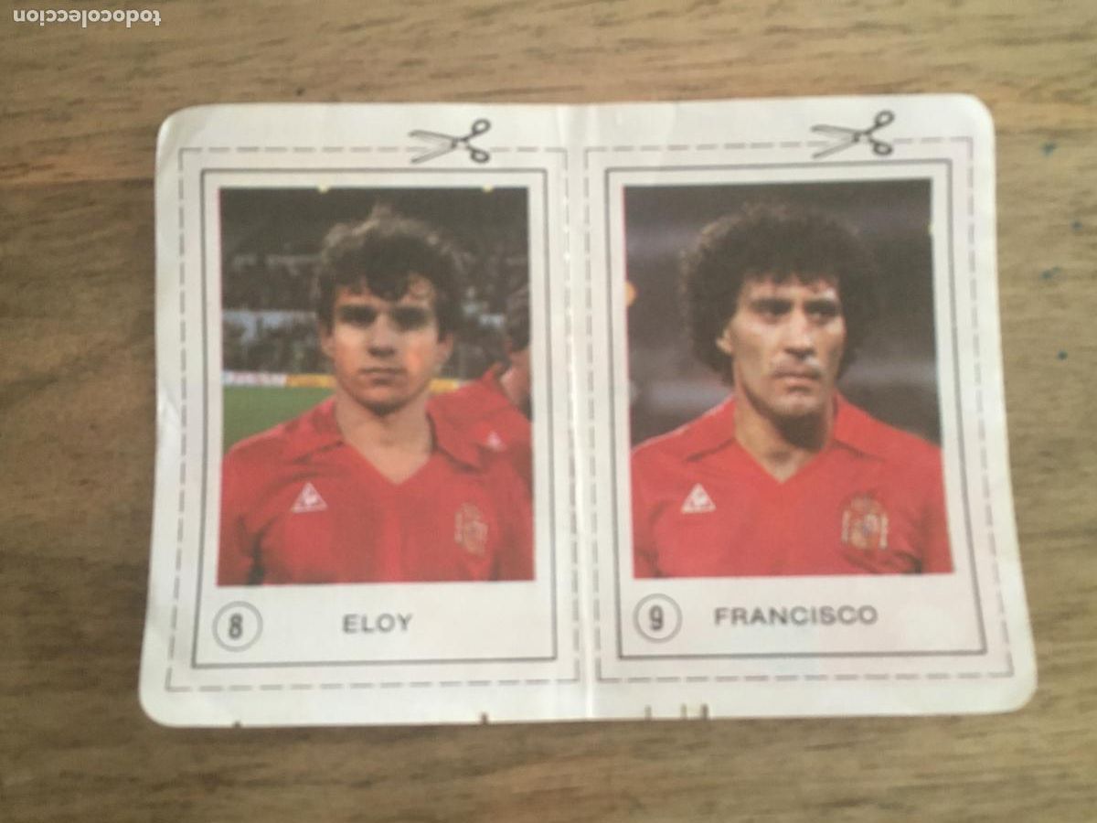 Cromos de F&uacute;tbol: eloy francisco espa&ntilde;a cromos 8 9 mexico 86 futbol coca cola nunca pegados perfecto estado
