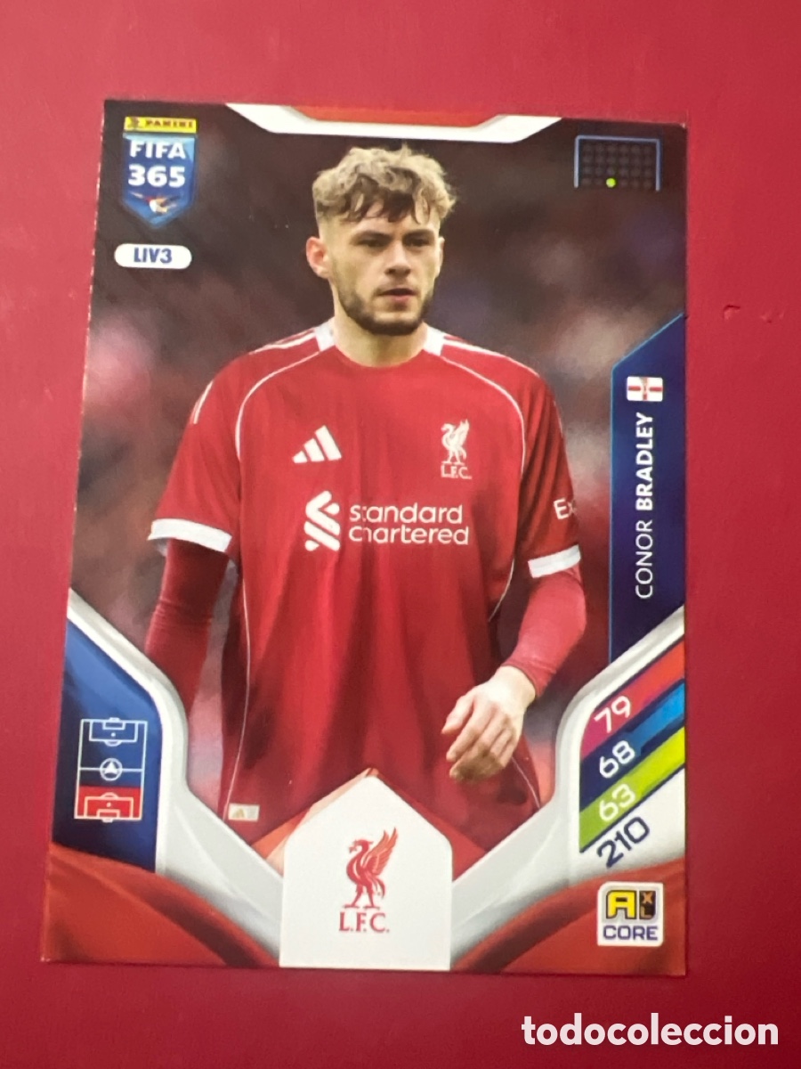 Cromos de F&uacute;tbol: C1895. LIV3 Bradley Adrenalyn FIFA 365 2026
