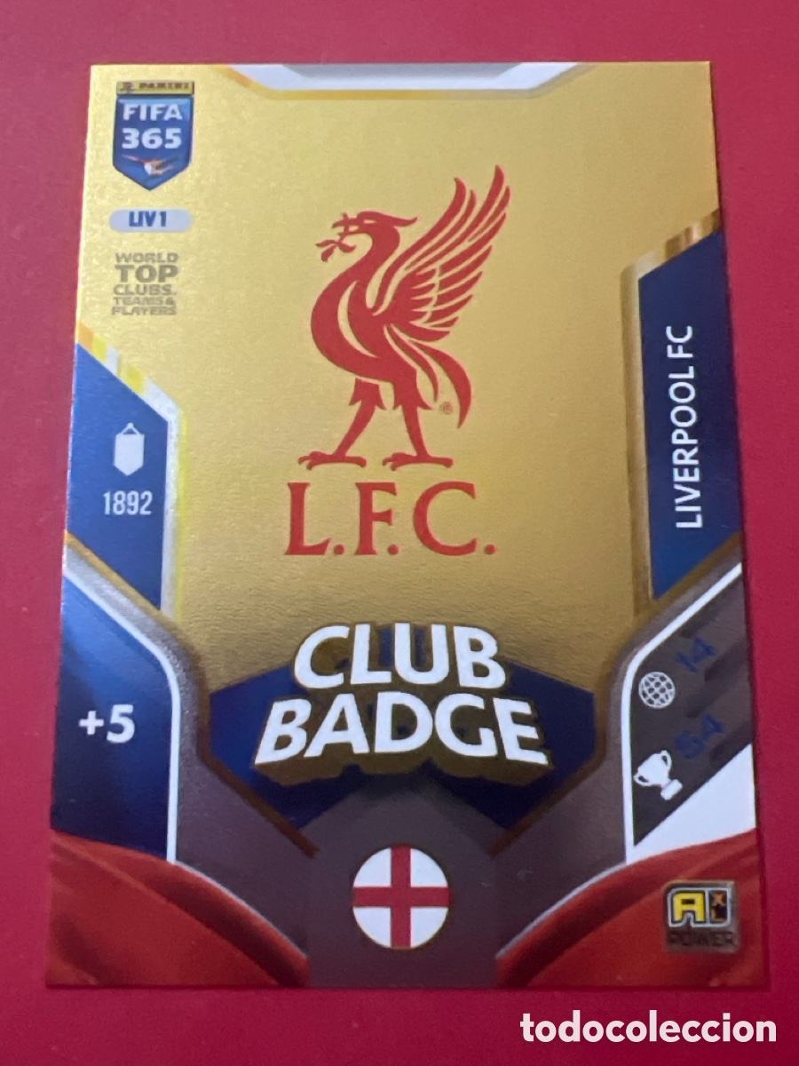 Cromos de F&uacute;tbol: C1894. LIV1 ESCUDO CLUB BADGE (LIVERPOOL) PANINI ADRENALYN XL FIFA 365 2026 26