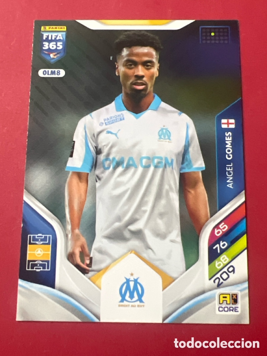 Cromos de F&uacute;tbol: C1896. Angel Gomes OLM8 Adrenalyn XL Fifa 365 2026 Olympique De Marsella