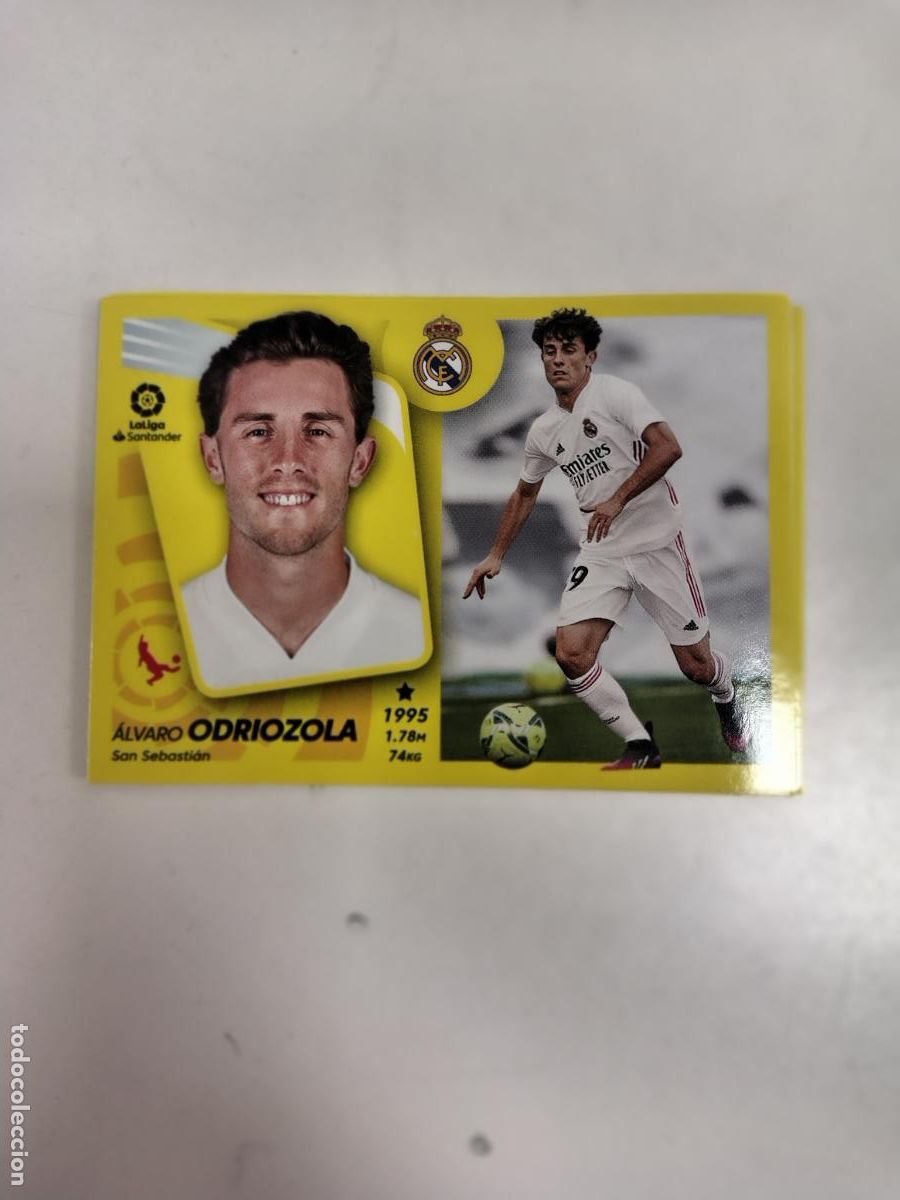 Cromos de F&uacute;tbol: Liga Este 2021-22 Real Madrid 8 Odriozola
