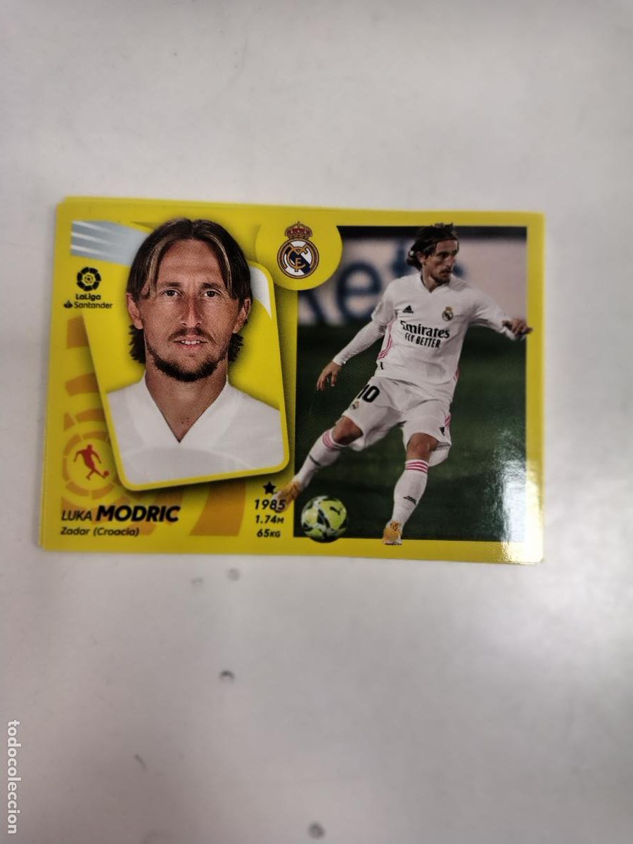 Cromos de F&uacute;tbol: Liga Este 2021-22 Real Madrid 15 Modric