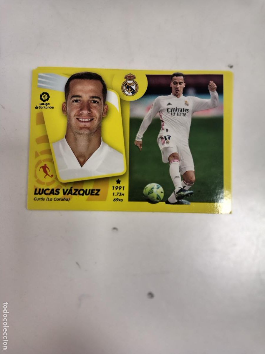 Football Stickers: Liga Este 2021-22 Real Madrid 16B Lucas Vazquez