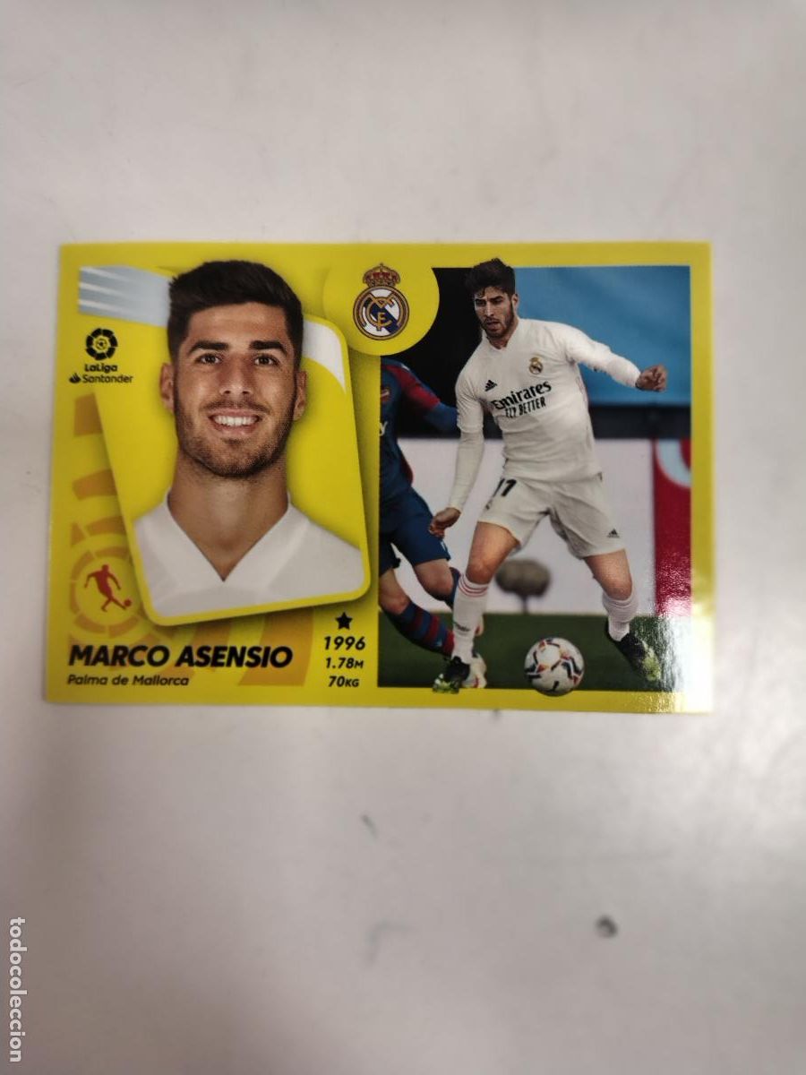 Cartes &agrave; collectionner de Football: Liga Este 2021-22 Real Madrid 17A Marco Asensio