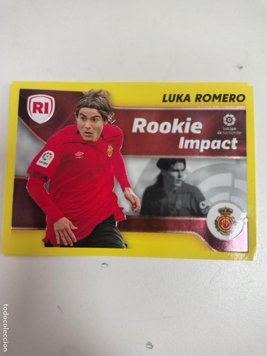 Cartes &agrave; collectionner de Football: Liga Este 2021-22 Real Mallorca 4 Luka Romero Rookie Impact