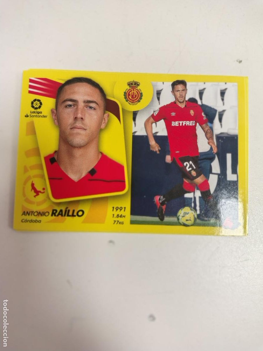 Cromos de F&uacute;tbol: Liga Este 2021-22 Real Mallorca 9 Raillo