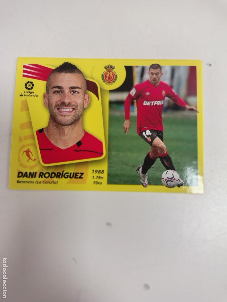 Cromos de F&uacute;tbol: Liga Este 2021-22 Real Mallorca 17 Dani Rodriguez