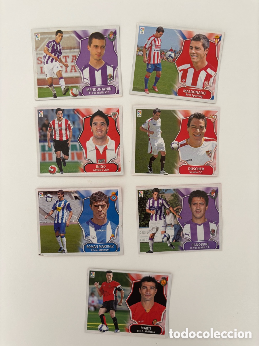 Cromos de F&uacute;tbol: LOTE FICHAJES LIGA ESTE 08 09 SON RECUPERADOS DEL ALBUM 2008 2009