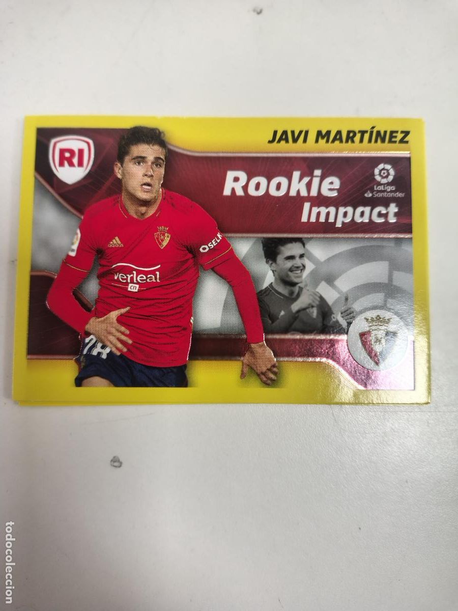 Cromos de F&uacute;tbol: Liga Este 2021-22 Osasuna 4 Javi Martinez Rookie Impact