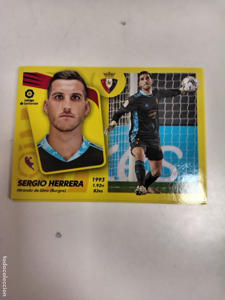 Cromos de F&uacute;tbol: Liga Este 2021-22 Osasuna 5 Sergio Herrera