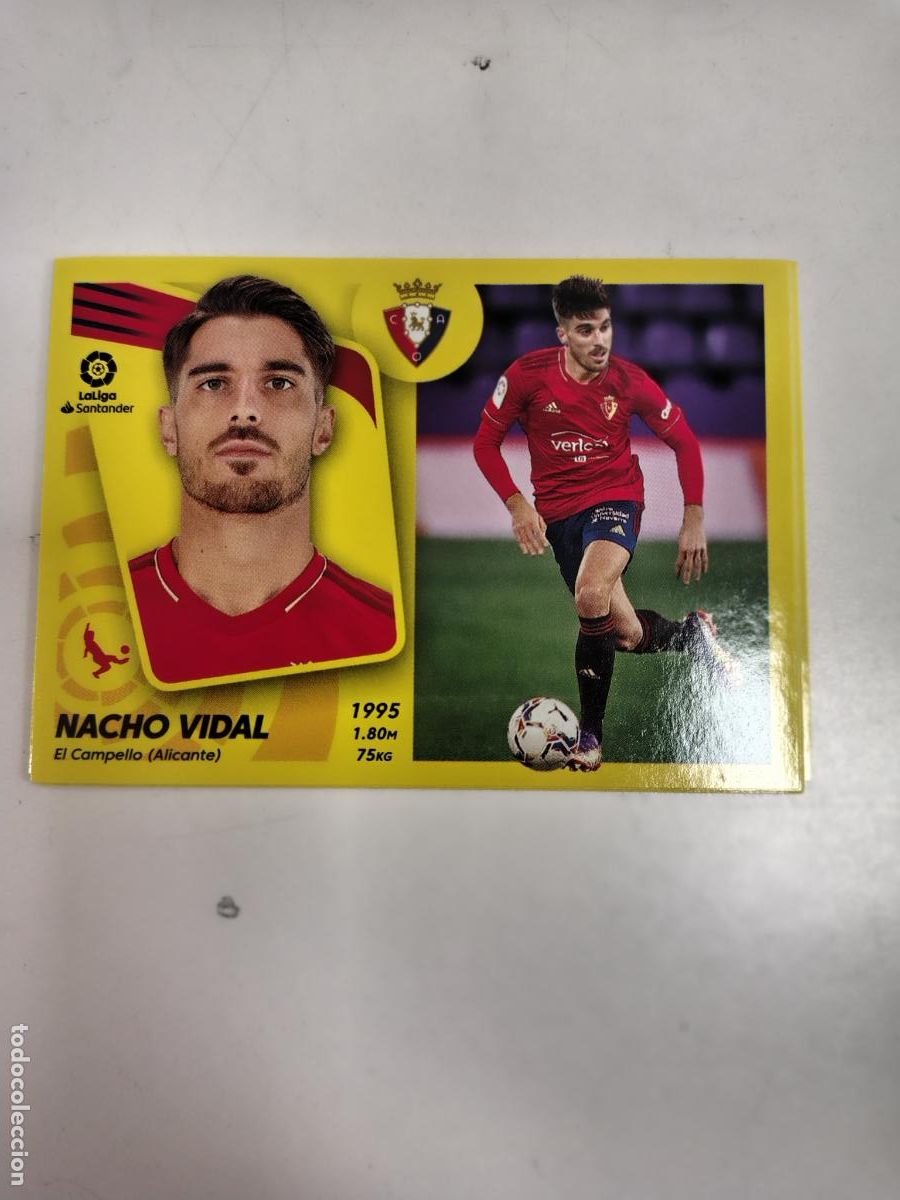 Cromos de F&uacute;tbol: Liga Este 2021-22 Osasuna 7 Nacho Vidal