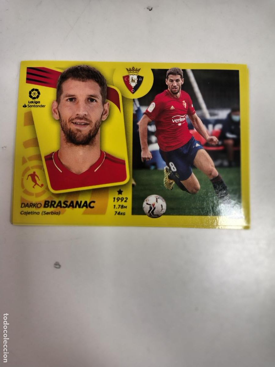 Cromos de F&uacute;tbol: Liga Este 2021-22 Osasuna 13A Brasanac