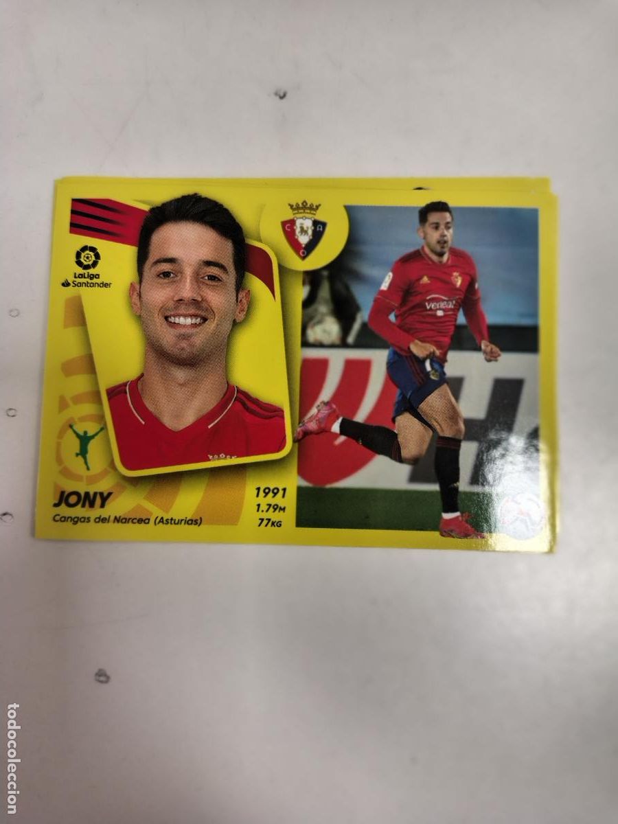 Cromos de F&uacute;tbol: Liga Este 2021-22 Osasuna 18A Jony