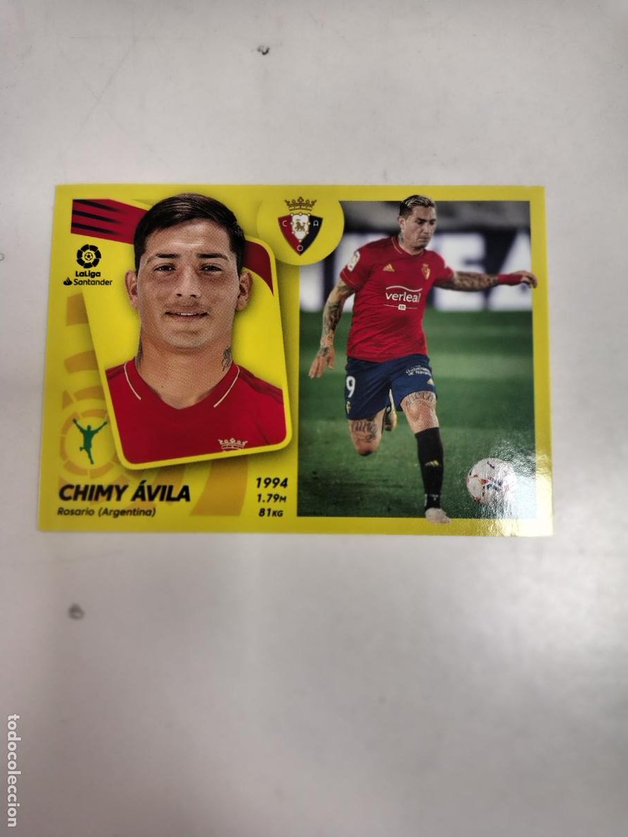 Cromos de F&uacute;tbol: Liga Este 2021-22 Osasuna 19 Chimy Avila