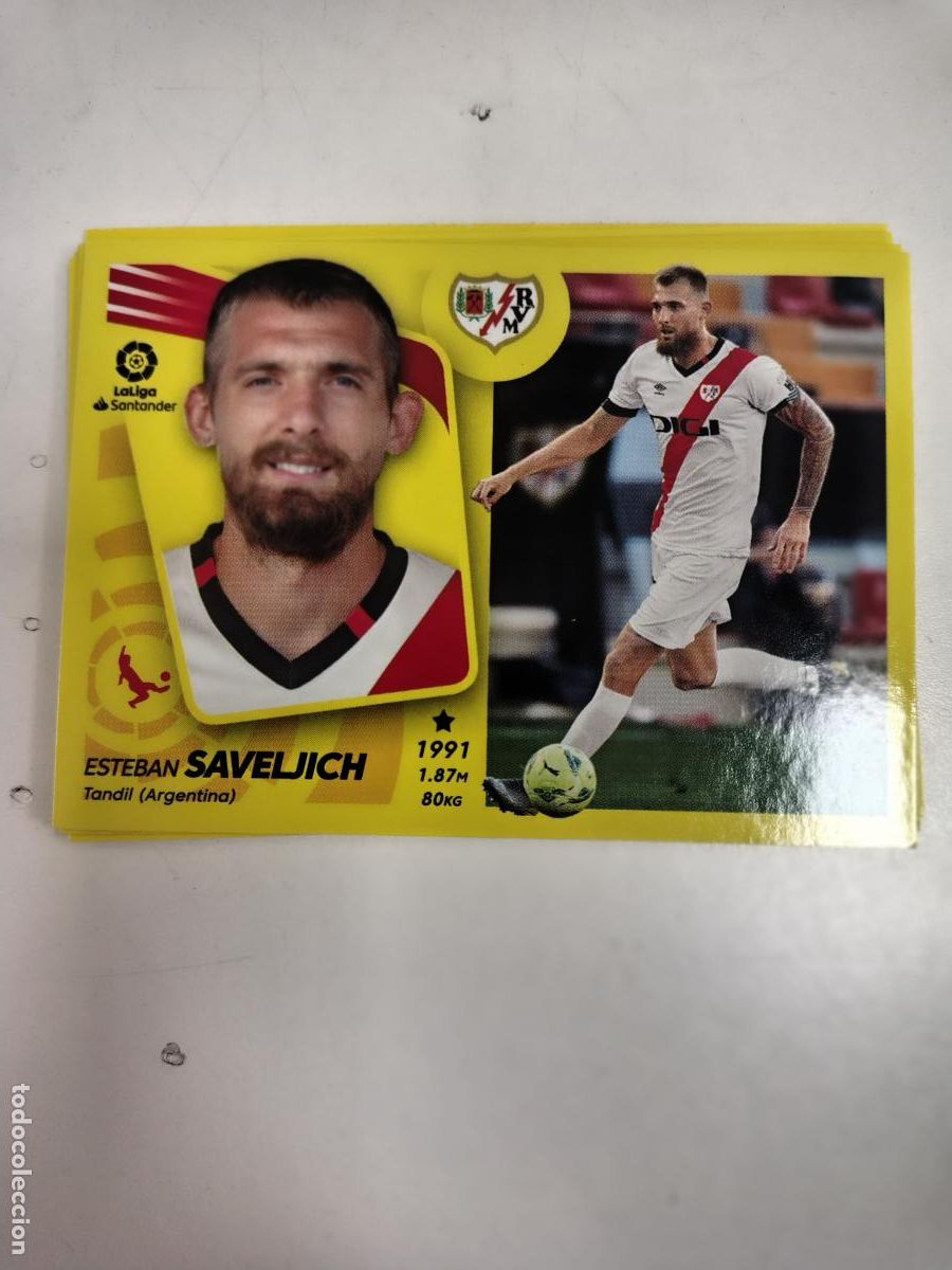Cromos de F&uacute;tbol: Liga Este 2021-22 Rayo Vallecano 10 Saveljich