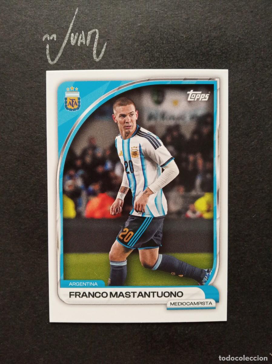 Cromos de f&uacute;tbol: N&ordm; 13 MASTANTUONO ARGENTINA REAL MADRID ⚽ TOPPS &reg; COLLECTOR TIN AFA MUNDIAL 2026 25 26 NUEVO