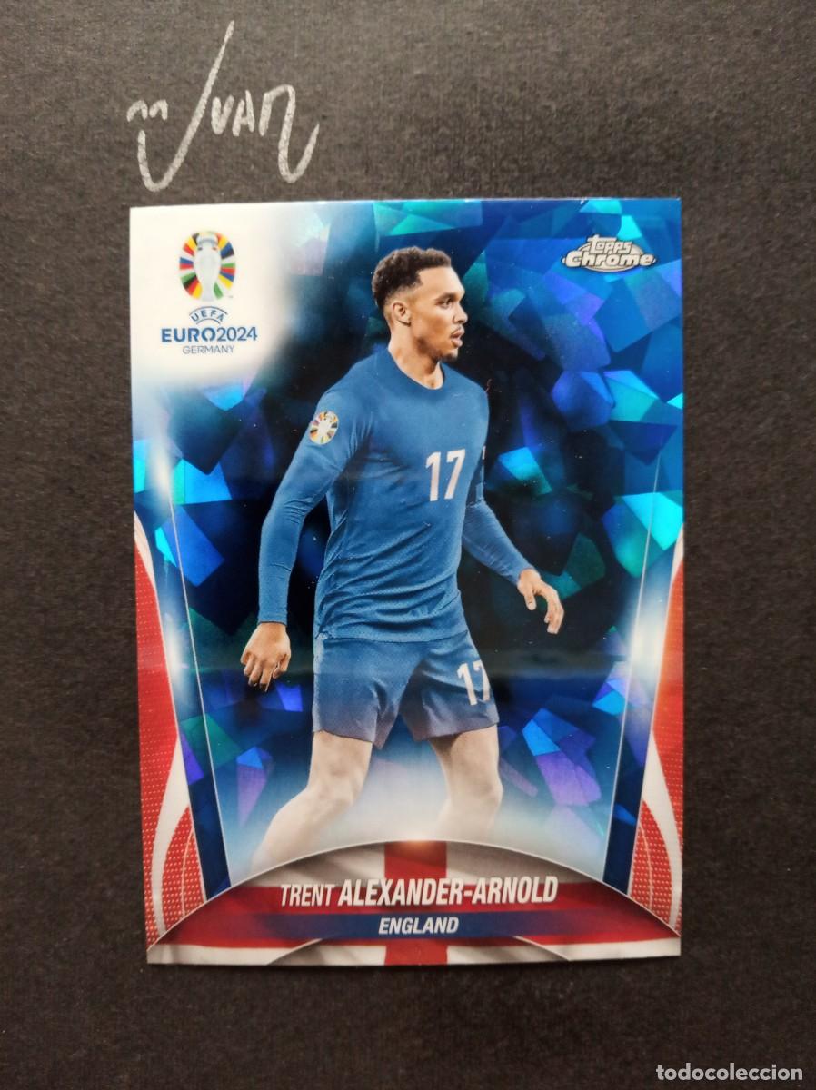 Cromos de f&uacute;tbol: ALEXANDER-ARNOLD INGLATERRA REAL MADRID MUNDIAL 2026 ⚽ TOPPS &reg; CHROME SAPPHIRE EURO 2023 2024 23 24