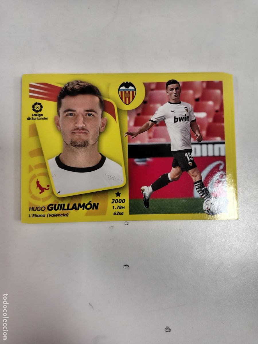 Cromos de F&uacute;tbol: Liga Este 2021-22 Valencia 9 Guillamon