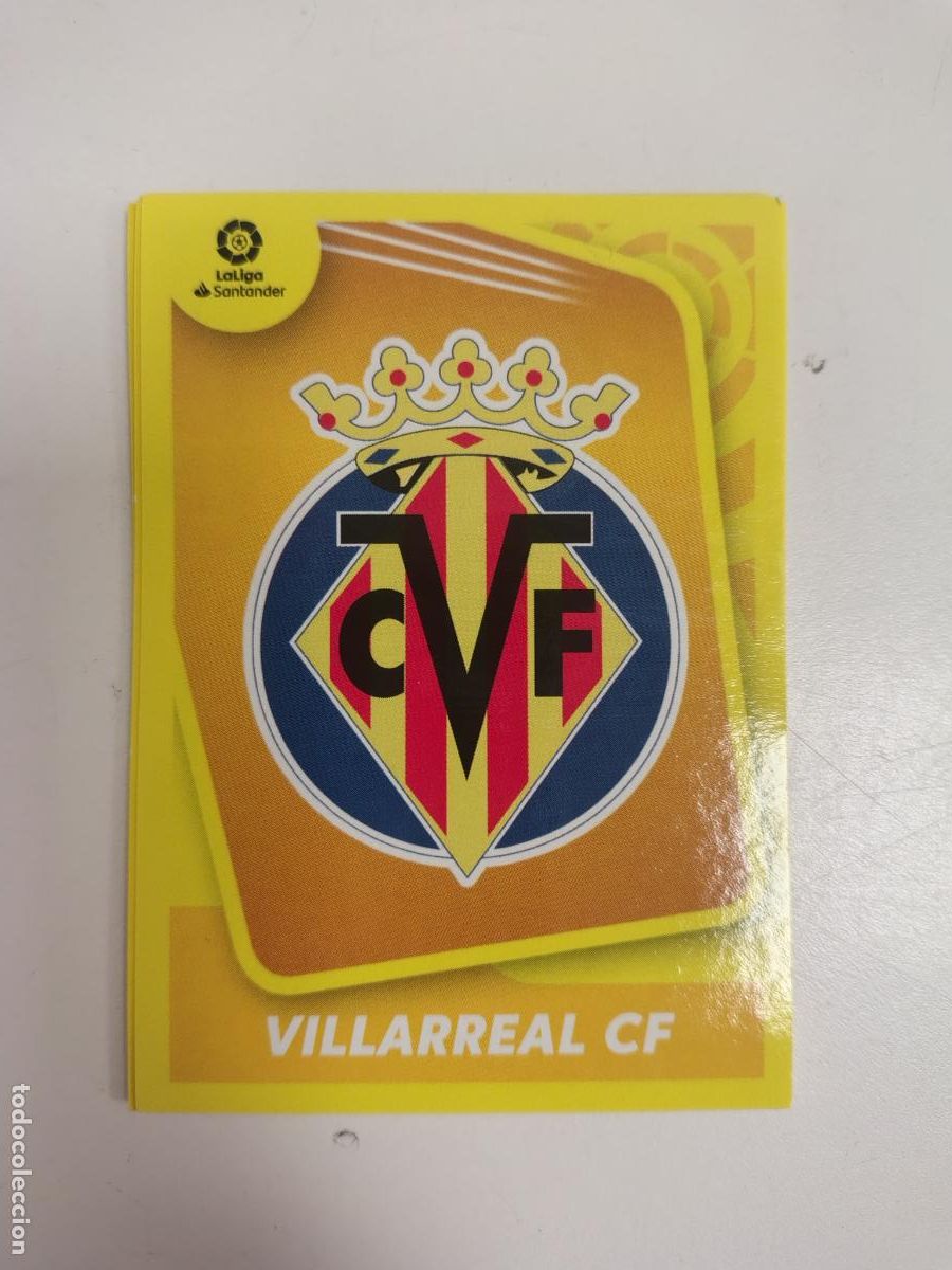 Cromos de F&uacute;tbol: Liga Este 2021-22 Villarreal 1 Escudo