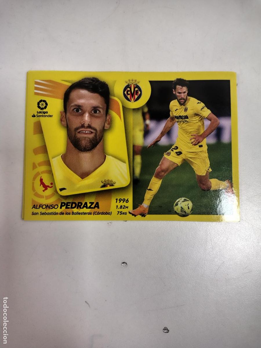 Cromos de F&uacute;tbol: Liga Este 2021-22 Villarreal 11A Alfonso Pedraza