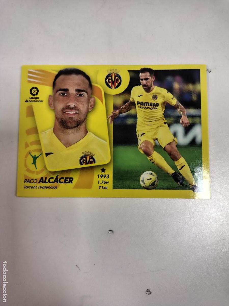 Cromos de F&uacute;tbol: Liga Este 2021-22 Villarreal 18A Alcacer