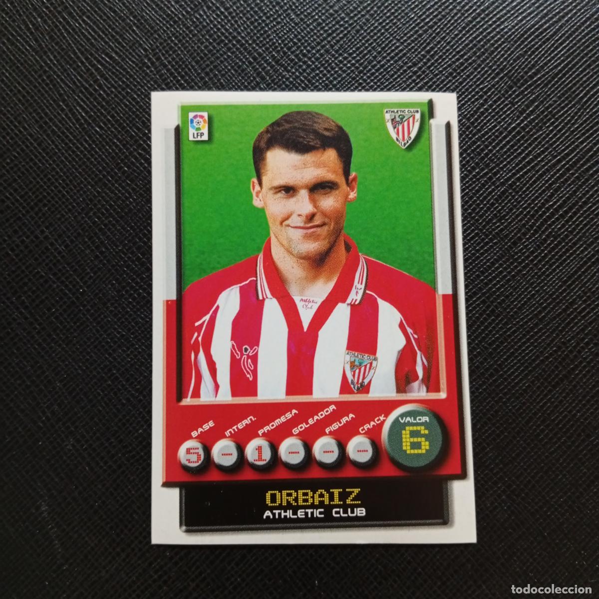 Cromos de F&uacute;tbol: 32 ORBAIZ BILBAO PANINI 2001 2002 CROMO FUTBOL 01 02 LIGA - SIN PEGAR - A208 PG10